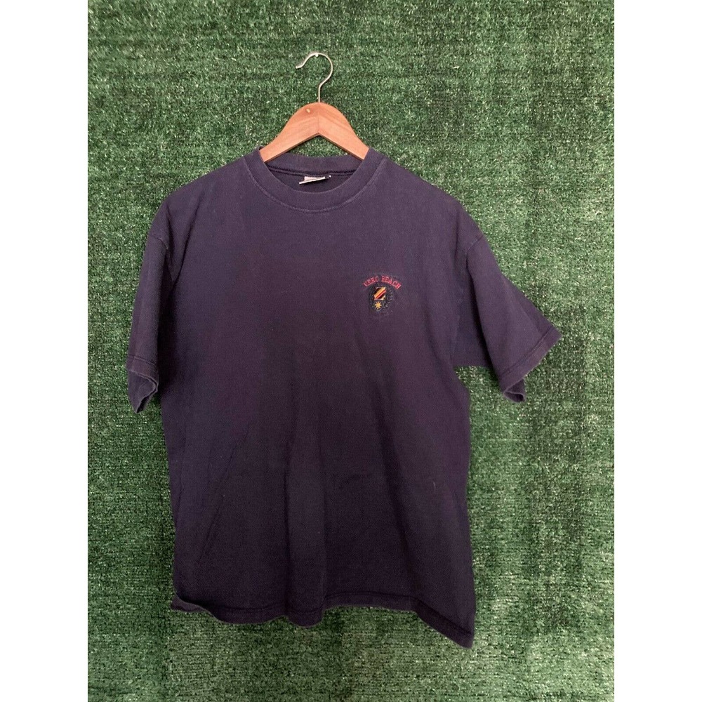 GEAR Men's Vero Beach Big Cotton Round Neck Short Sleeve T-shirt Black Size L